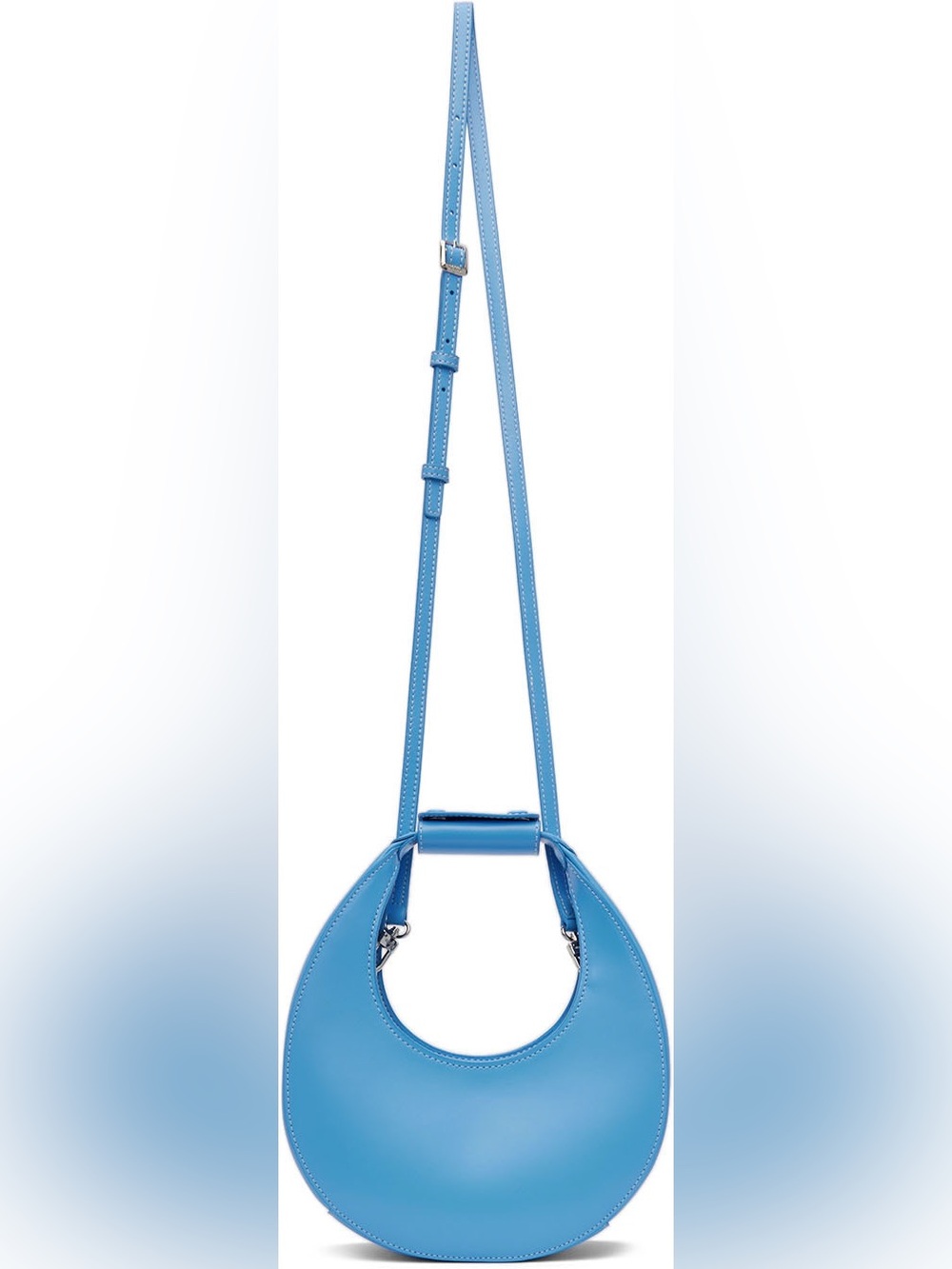 🌀 STAUD Moon in Azure leather bag - Picture 4 of 4
